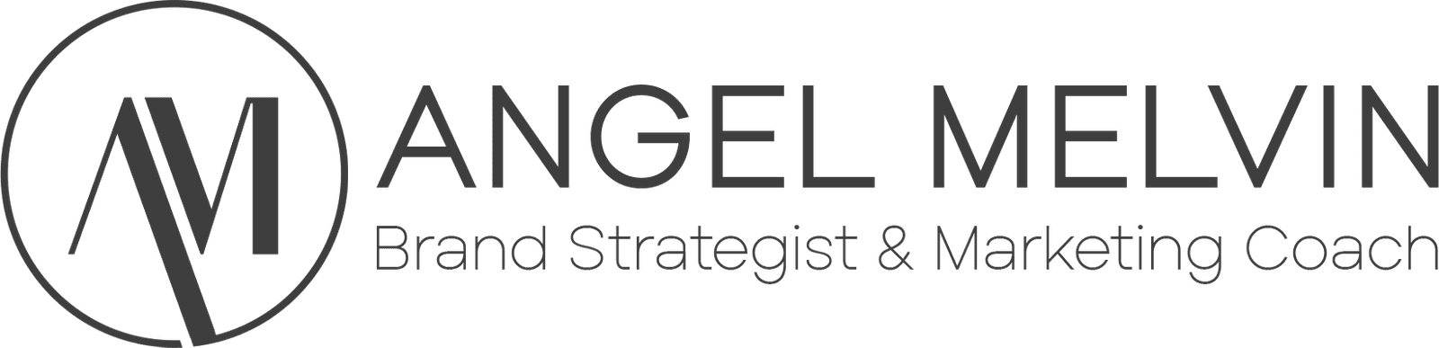 Angel Melvin - Brand Strategist and Marketing Coach Logo